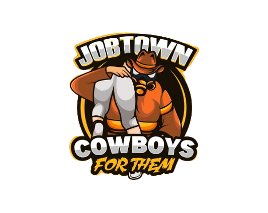 Jobtown Cowboys Firefighter For Them Sticker