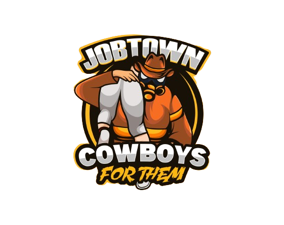 Jobtown Cowboys Firefighter For Them Sticker
