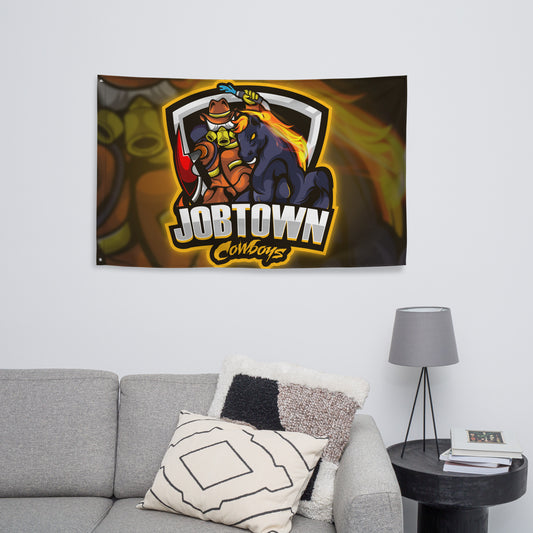 Jobtown Cowboys Firefighter Flag