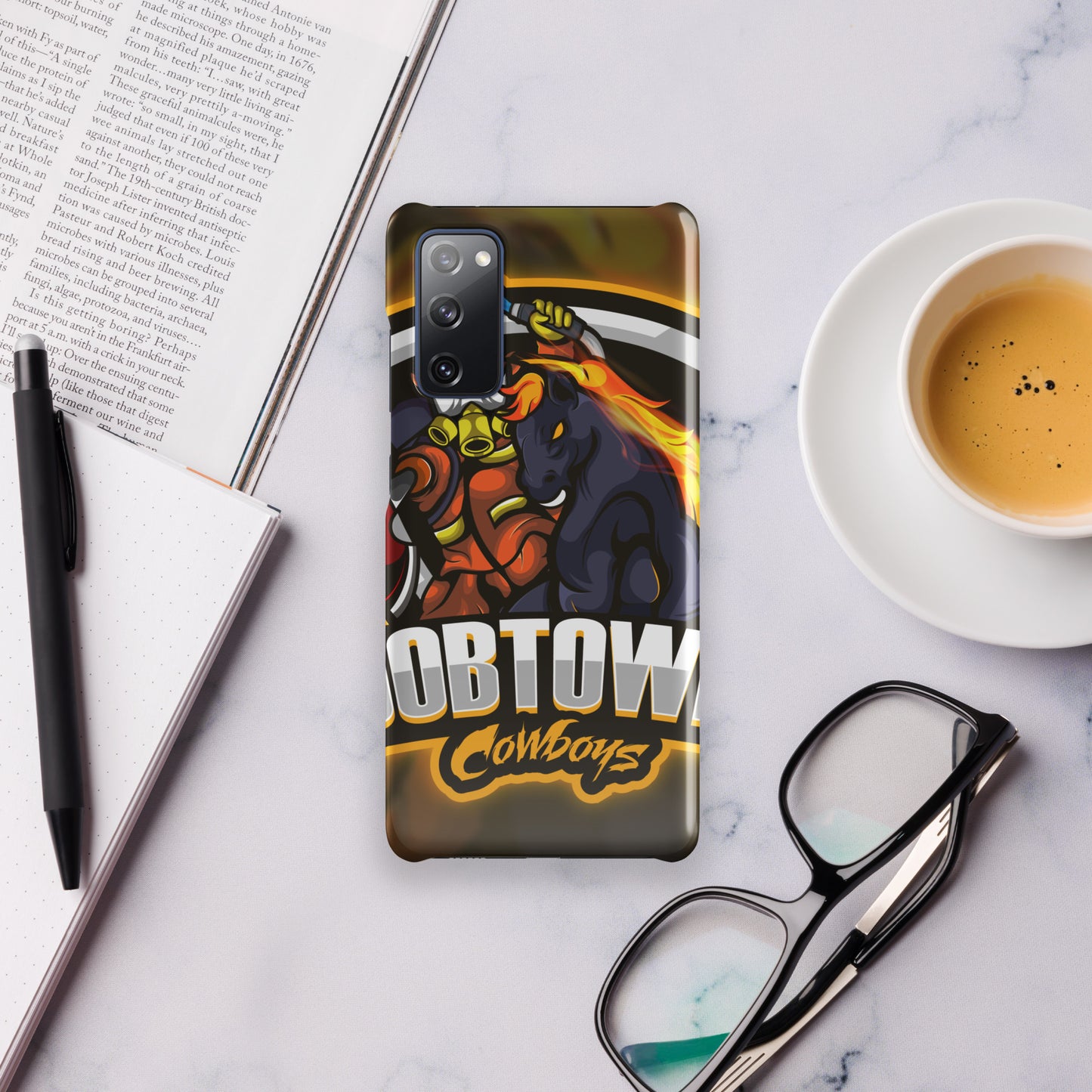 🔥 Jobtown Cowboys Snap Cell Phone Case – Slim and Stylish | Firefighter Design-Samsung 🔥