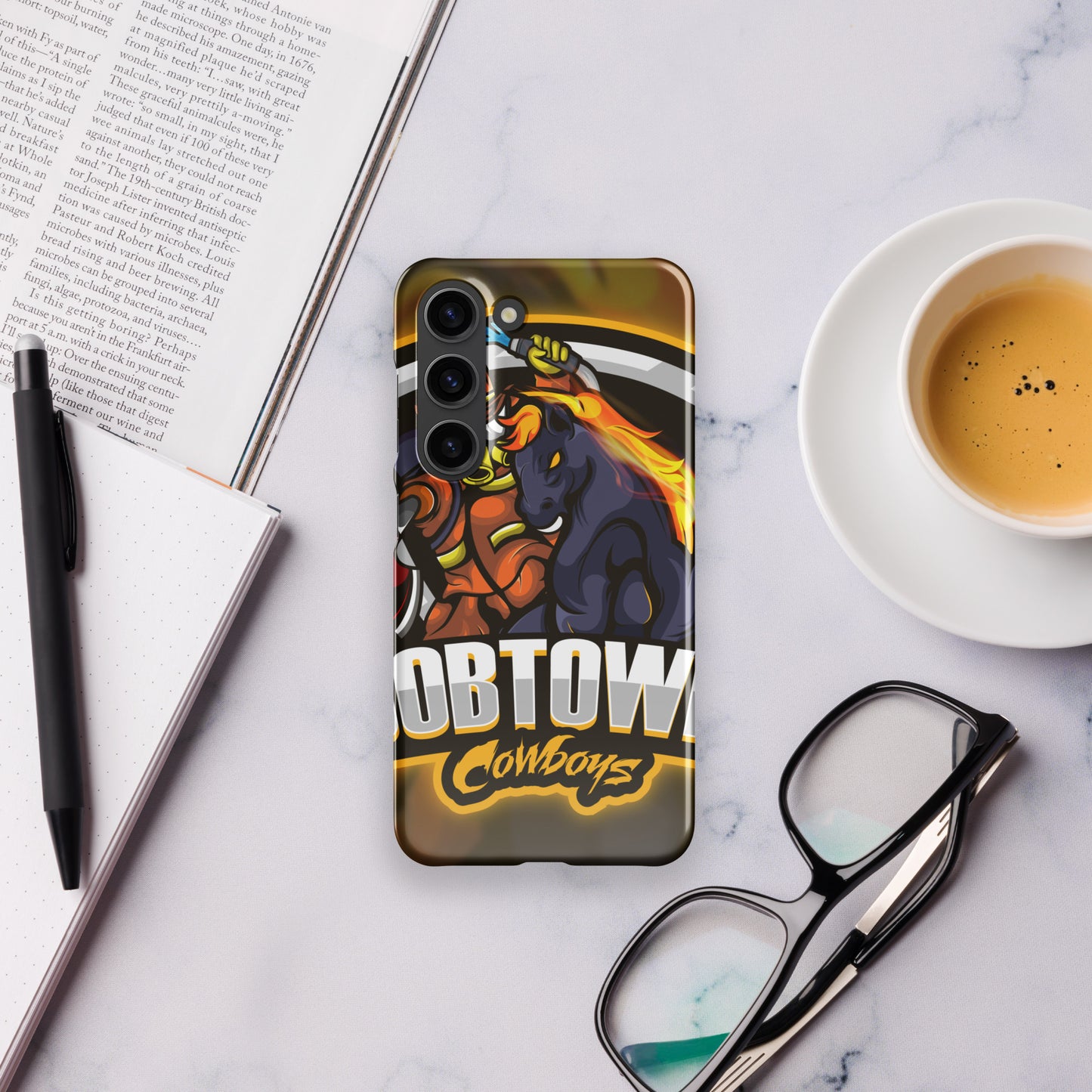 🔥 Jobtown Cowboys Snap Cell Phone Case – Slim and Stylish | Firefighter Design-Samsung 🔥