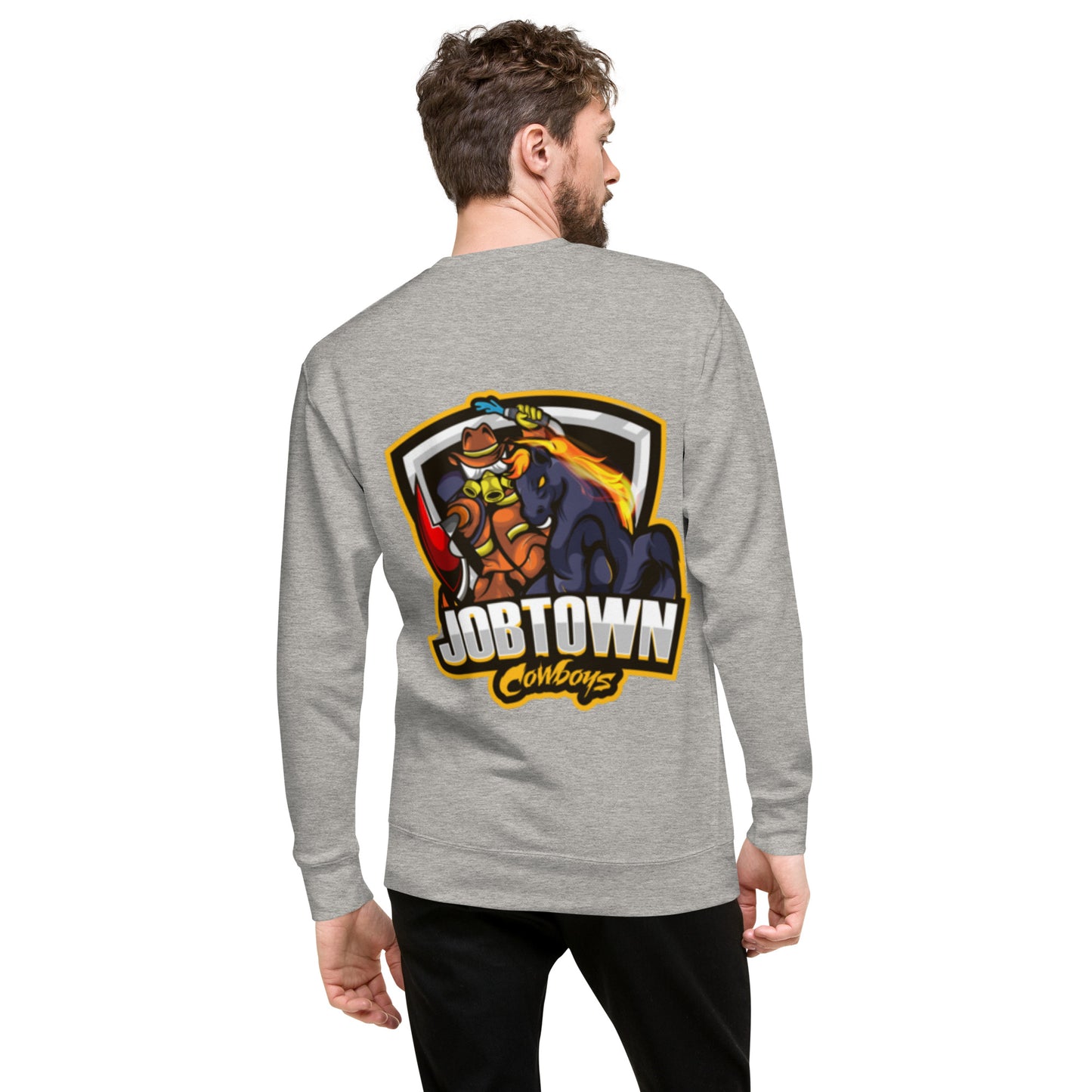 The Jobtown Cowboys Firefighter Premium Sweatshirt